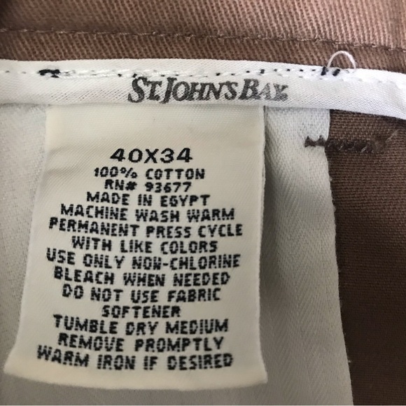 St John’s Bay Worry Free Classic Fit Pants - Picture 4 of 4